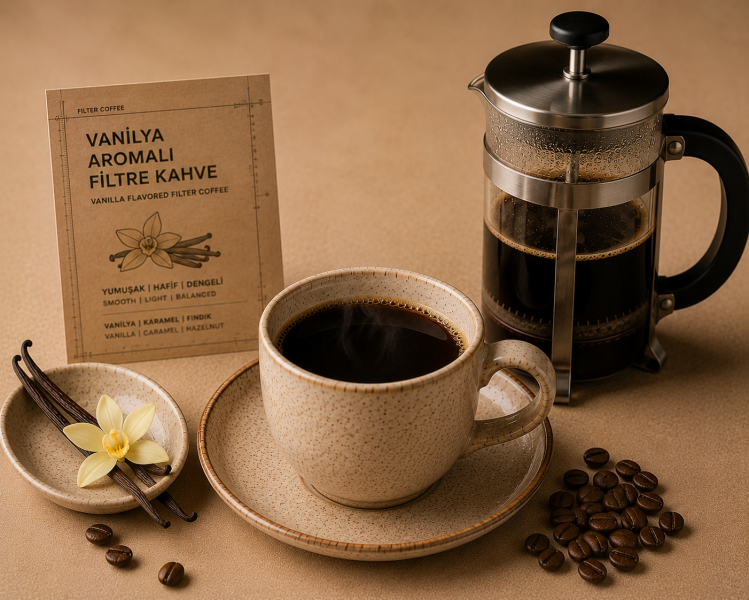 Vanilya Aromalı Filtre Kahve